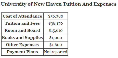 University-of-New-Haven-Tuition